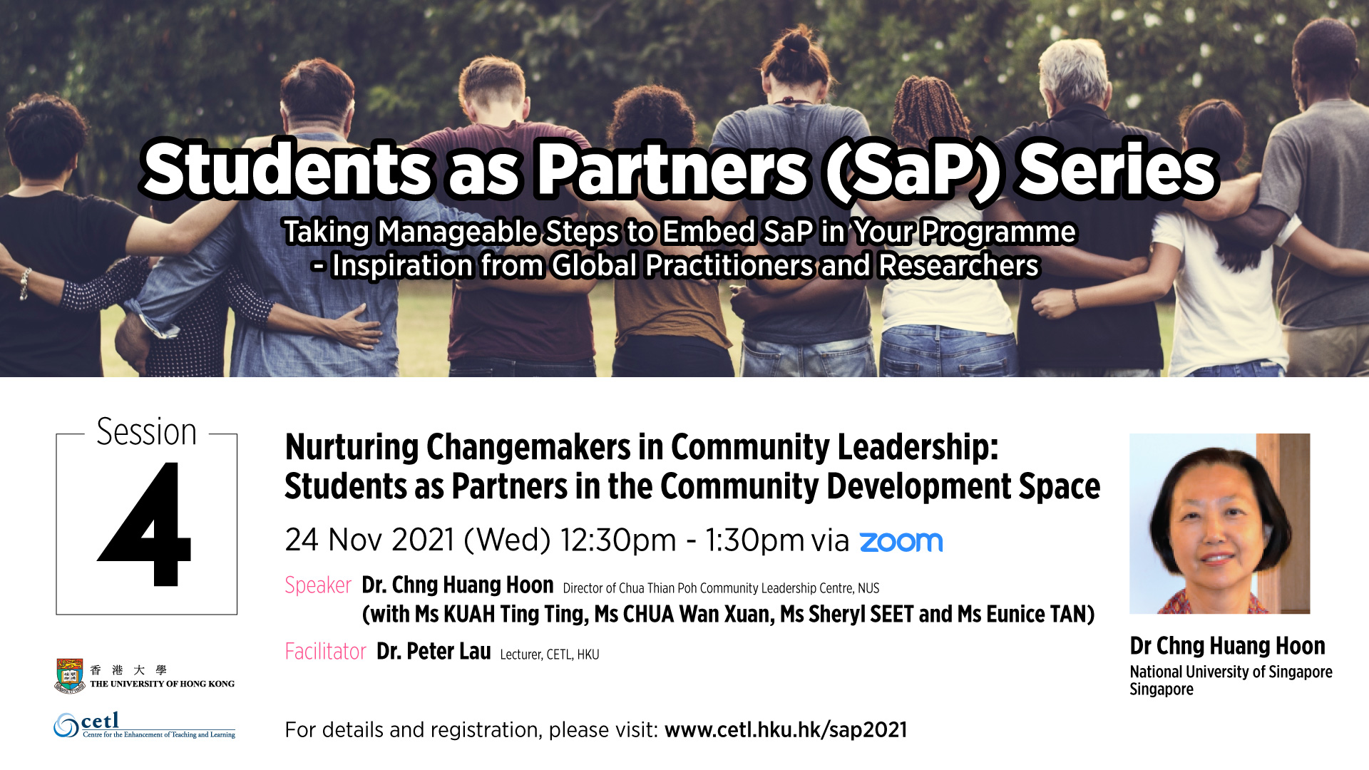 Session 4: Nurturing Changemakers in Community Leadership: Students as Partners in the Community Development Space