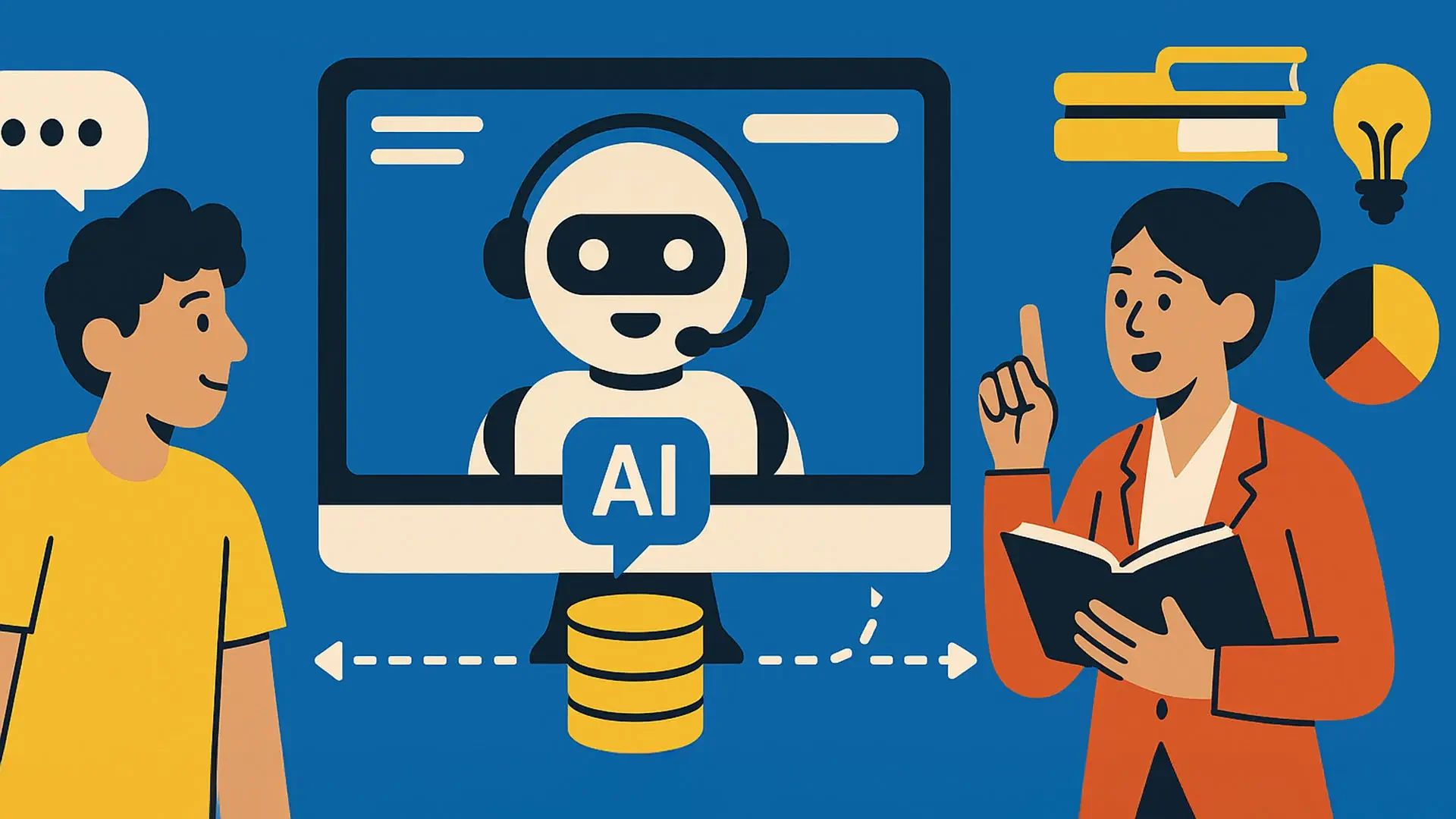A Generative-AI Chatbot enhanced by a flexible knowledge base and student engagement to enrich teaching and learning